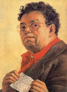 Diego Rivera Self-Portrait oil
